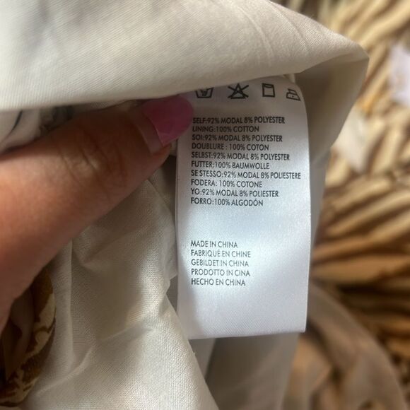 BNWT - BACKYARD ROSES RYDER MINI BROWN ZEBRA PRINT DRESS - Picture 11 of 11